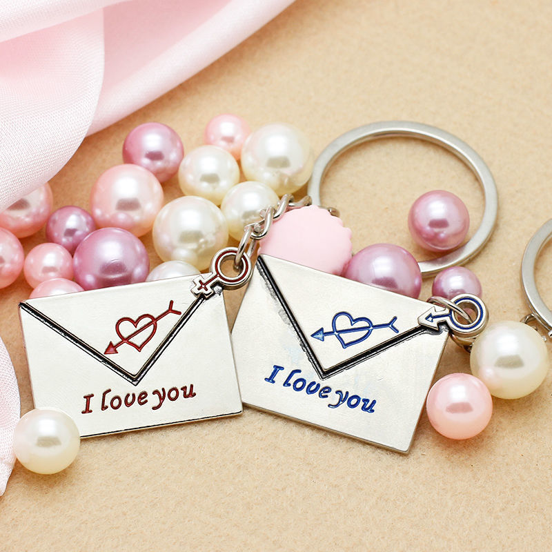 Creative Personality Cute Couple Keychain Set