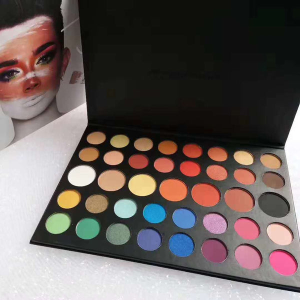 39 color eyeshadow pearlescent matte earth color eyeshadow