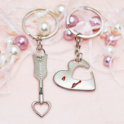Creative Personality Cute Couple Keychain Set