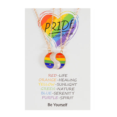 Fashion Personality Couple Necklace 2 Piece Set